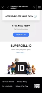 how to Disconnect supercell id from COC