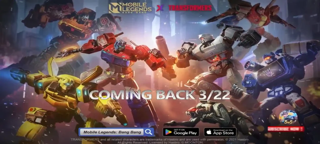 mlbb x transformers 2023 release date