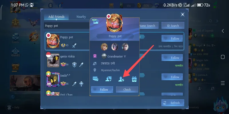 how to block toxic player in mobile legends