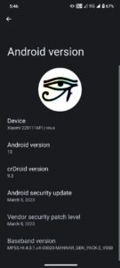 crdroid for redmi note 11 pro 5g