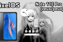 PixelOs for Note 11e pro 5g, android 13 custom rom for note 11e pro