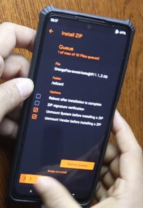 orange fox redmi note 10 pro